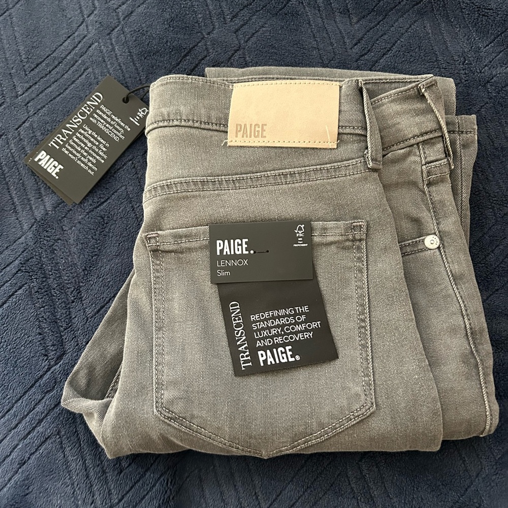 PAIGE Men's Lennox Greenwald Skinny Jeans - Picture 9 of 9